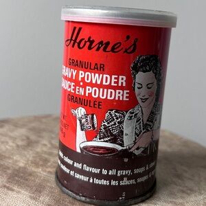 Vintage Horne’s Gravy Powder (Tin only) Tin kitchen Decor collector